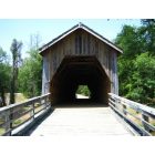 Thomaston: Auchumpkee Creek Covered Bridge - Upson County south of Thomaston, GA