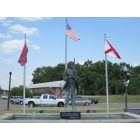 Dothan: Statue and fountain - Wiregrass Museum of Art - Dothan, AL