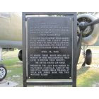Eglin AFB: Doolittle Raiders Memorial Plaque at B-25 Mitchell - US Air Force Armament Museum