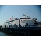 Muskegon: Lake Express car ferry heading to Milwaukee from Muskegon