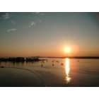 Muskegon: : Sunset over Muskegon Lake