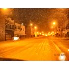 Blackwell: : Feb. 8, 2011 Snow Storm that put a blanket over our city streets. Main street heading North to Doolin