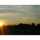 Sheboygan: A picture of Downtown Sheboygan during sunset.