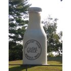 Whately: This is a landmark in Whately - the Milk Bottle is situated outside of town hall.