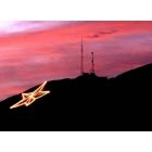 El Paso: : The star located on the Franklin Mountains in El Paso, Texas