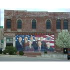 Sterling: Presidents Mural (3rd and Locust)