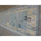 Caledonia: Photo of Beth Kuilema Tiles located in the entry of Caledonia Library