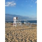 Sea Girt: Lifeguard stand at sunset