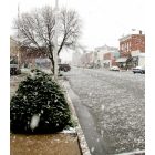 Shelbyville: Large Snowflakes Downtown Shelbyville, Indiana