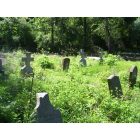 Chackbay: Grave yard behind the church