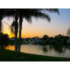 North Fort Myers: Sunset in Palm Island Community - N Ft Myers