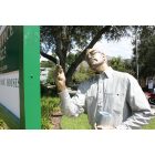 Gainesville: : Seward Johnson Sculpture at Trimark Properties; part of the city-wide 'Crossing Paths' installation