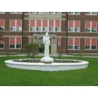 Chisholm: Fountain installed 1939 infront of Hi School