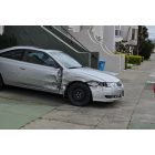 San Francisco: : a broken car in Outer Sunset