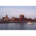 Buffalo: Downtown Buffalo with Lake Erie