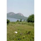 Bar Harbor: The Bubbles, over Jordan Pond, in Acadia Nat'l Park
