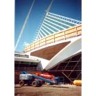 Milwaukee: : Calatrava-designed addition to the Milawaukee Art Museum under construction, 2000