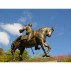 Albany: Statue of Sheridan in front of State House in Albany, NY