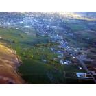Salmon: Aerial View of Salmon, Idaho on May 2, 2004