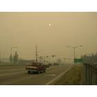 Fairbanks: : Airport Way, August 04, Smoke from fires