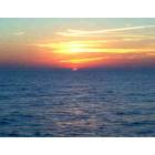 Oak Island: : Sunset at from Long Beach Pier