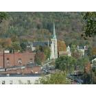 Winsted: Lookiong over Main Street at St. Joseph's Church
