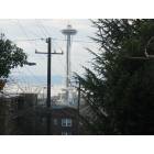 Seattle: : view of the space needle form capital hill