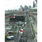 Seattle: : View from the upper seats in Safeco Field to the outside and downtown