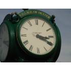 Dexter: Clock at the Center of Town, Dexter, MI