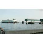 Edmonds: Edmonds-Kingston Ferry pulling away from the dock