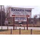 Brady: Entrance to Richards Park in Brady, TX, Home of the World Championship Goat Cookoff