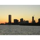 Milwaukee: : Milwaukee skyline from the McKinley Marina