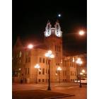 Anderson: Old City Hall after sundown. User comment: This is NOT City Hall, it is the Historic Court House.