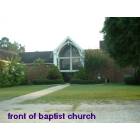 Deweyville: FRONT OF BAPBIST CHURCH