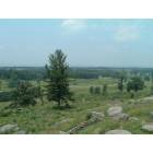 Gettysburg: : view from the historic little round top
