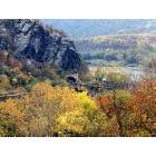 Harpers Ferry: : Shanandoah River where it joins the Potomac River. View from Harper's Ferry, WV