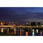 Dayton: Dayton skyline by night