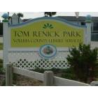 Ormond Beach: Sign at the Park displayed on A1A