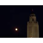 Lincoln: : State capital at night