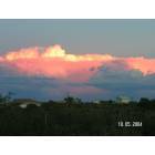 Elephant Butte: Sunset reflecting off clouds at Elephant Butte