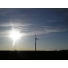 Morris: The wind turbine from the U of MN overlooks Morris