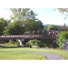 Hollidaysburg: Bridge in Canal Basin Park
