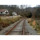 Sylva: train tracks near sylva