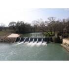 Luling: river by mill at luling texas