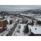 Houghton: This scenic pic of Houghton city is taken from the top of mechanical engineering building at Michigan Technological University around january 2006