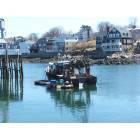 Rockport: Boat in harbor