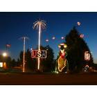 Vernal: Rex decorated for 4th of July