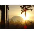 Graham: Mount Ranier in the Sunrise in Graham, WA
