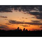 Oklahoma City: : Sunset over Downtown OKC