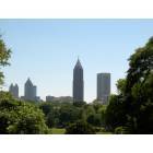 Atlanta: : Atlanta skyline as seen from the Atlanta Botanical Garden